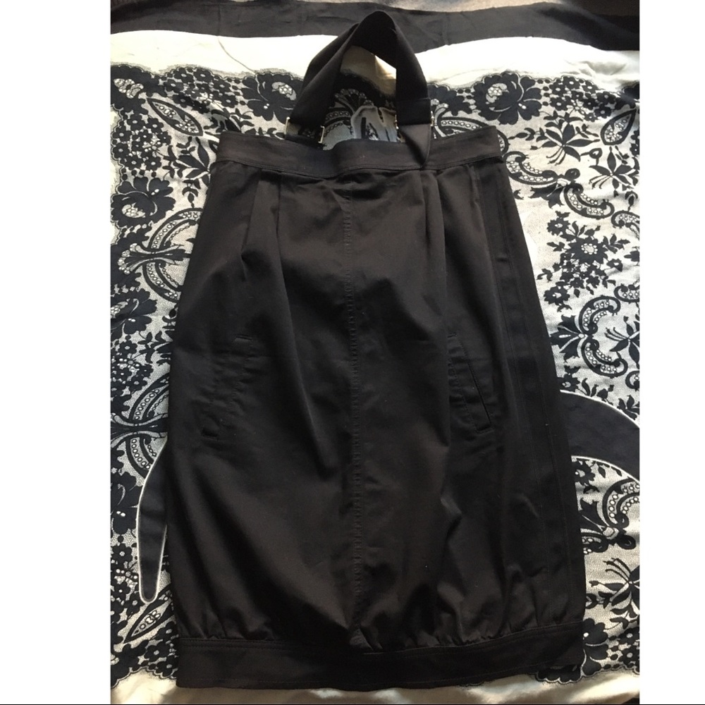 D&G Easy Cool Bubble Black Cotton Strapless Casual Midi-Short Dress,Day to Night